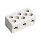 Conector de Porcelana Tripolar 10mm, Kit com 12 peças - Fertak Tools