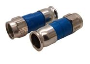Conector De Pressão Para Cabo Rg6 20 Peças