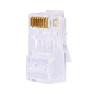 Conector de rede de Internet Fdit Cat6 Cat6a RJ45 100 unidades