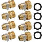 Conector de reparo de mangueira de jardim Hourleey 3/4 ou 5/8 com braçadeiras Conector de reparo de mangueira de jardim Hourleey 3/4 ou 5/8 com braçadeiras
