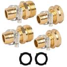 Conector de reparo de mangueira de jardim LIULO TOOL 3/4 ou 5/8 de alumínio