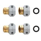 Conector de reparo de mangueira de jardim que encaixa em 2 conjuntos de alumínio STYDDI