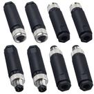 Conector de sensor circular industrial Lonlonty M8 de 3 pinos
