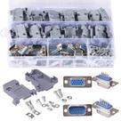 Conector de solda VGA ANMBEST 15PIN, terminal RS232 de 3 linhas