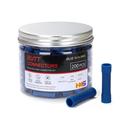 Conector de topo isolado de vinil HKS 200 unidades azul 16-14 AWG