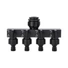 Conector De Torneira De 4 Vias, Divisor De Mangueira De Jardim, Distribuidor De Água, Suprimentos