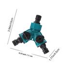 Conector Divisor de Mangueira de Jardim 2 Vias com Torneira - Ideal para Paisagismo