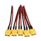 Conector Duplo XT60 Macho-Fêmea Com Fio De Silicone Para Bateria Lipo RC E Motor