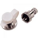 Conector elétrico Sea Dog Line 3 A 4 pinos cromado em latão Conector elétrico Sea Dog Line 3 A 4 pinos cromado em latão