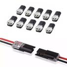 Conector ELNONE 10 Unidades Plug-in Duplo de 2 Pinos