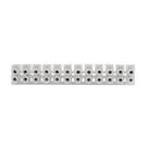 Conector em Barra 4mm 12 Bornes de Polietileno Sindal