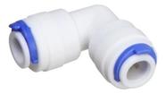 Conector em L 8mm Engate Rápido Latina Branco
