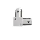 Conector em L para trilho de sobrepor branco - Opus