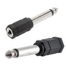 Conector Emenda Adaptador P2 Fêmea X P10 Macho Mono, Conversor P3, Cabo P2, Extensor P10 Conector Emenda Adaptador P2 Fêmea X P10 Macho Mono, Conversor P3, Cabo P2, Extensor P10