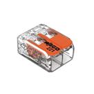 Conector Emenda Compacto Wago 221-412 - 2 Pólos Até 4mm²