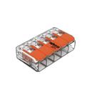 Conector Emenda Compacto Wago 221-615 - 5 Pólos Até 6mm²