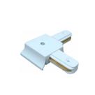Conector Emenda Formato Em "L" 90º Graus Para Conexão Junção de Trilho Eletrificado Branco Ou Preto Conector Emenda Formato Em "L" 90º Graus Para Conexão Junção de Trilho Eletrificado Branco Ou Preto