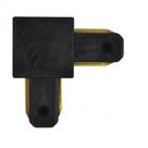 Conector Emenda L Para Trilho Eletrificado Preto