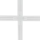 Conector Emenda Llum Tipo X Para Trilho Eletrificado Bivolt Branco