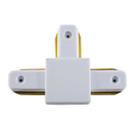 Conector Emenda T Para Trilho Eletrificado Branca ST496