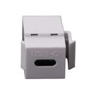Conector Emenda Tomada Keystone Usb Tipo-C 2.0 Transferência de Dados