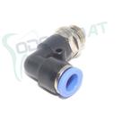 Conector engate rapido cotovelo 1/4" bsp mangueira tubo 8 mm
