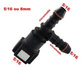 Conector Engate Rapido Gasolina 5/16 8mm ( T )