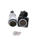Conector Eonvic WEIPU WS28 Metal IP67 impermeável de 16 pinos