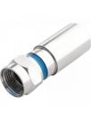 Conector F Compressão Proeletronic RG6 - Cem /100