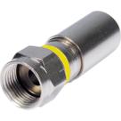 Conector F Compressao RG6 CFMP002 Niquel STORM