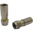 Conector F Compressao RG6 CFMP002 Niquel STORM