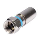 Conector F Rg59 Proeletronic Compressão Para Cabo Cnf50010a - PC / 10 Conector F Rg59 Proeletronic Compressão Para Cabo Cnf50010a - PC / 10