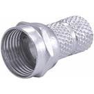 Conector F Rosca RG6 com 04 Peças - 8.4.244 - DUAL COMP Conector F Rosca RG6 com 04 Peças - 8.4.244 - DUAL COMP