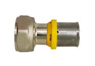 Conector Fêmea Móvel Prensar Gás 26MMX1" Multicamada Sferagas
