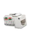 Conector Femea Para Cabo De Rede E Internet Rj45 Sohoplus Cat5E Branco 35050411