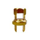 Conector Fendido Latão Para Cabos 10mm Parafuso Split Bolt
