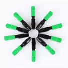 Conector Fibra Optica Sc/apc 2 Flex 100un + Gabarito