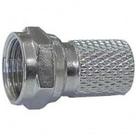 Conector Fio Coaxial Com Rosca Rengave Rg-06 Com 10 Pecas Conector Fio Coaxial Com Rosca Rengave Rg-06 Com 10 Pecas