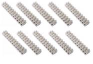 CONECTOR FIO EM BARRA TERMOPLASTICO 10mm C/10un x 12 BORNES G20
