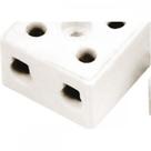 Conector Foxlux Porcelana 16Mm Bif . / Kit C/ 50 Unidades