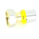 Conector Gás Tubo Multicamada Prensar 20mm X 3/4 Fêmea Móvel