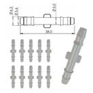 Conector I Emenda Mangueira Para Brisa ou Combustível 10 Unidades