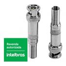 Conector intelbras Bnc Mola Conex 1000 Cftv - 10 peças Conector intelbras Bnc Mola Conex 1000 Cftv - 10 peças