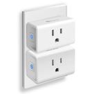 Conector inteligente Kasa Ultra Mini 15A WiFi Alexa Google Home branco