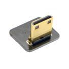 Conector JSER CYFPV Mini HDMI tipo C macho 90 com ângulo descendente