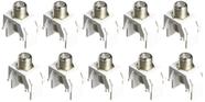 Conector Keystone Legrand OnQ F niquelado 1GHz branco x10