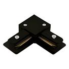 Conector L 90 Graus Para Conexão Trilho Eletrificado Preto