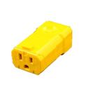 Conector Leviton 5259-VY 15 Amp 125V Amarelo