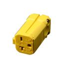 Conector Leviton 5459-VY 20 A 250 volts amarelo Conector Leviton 5459-VY 20 A 250 volts amarelo