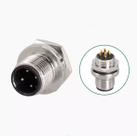 Conector m12 painel 4 pinos macho
